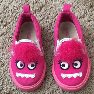 Gymboree Children’s pink monster shoes.